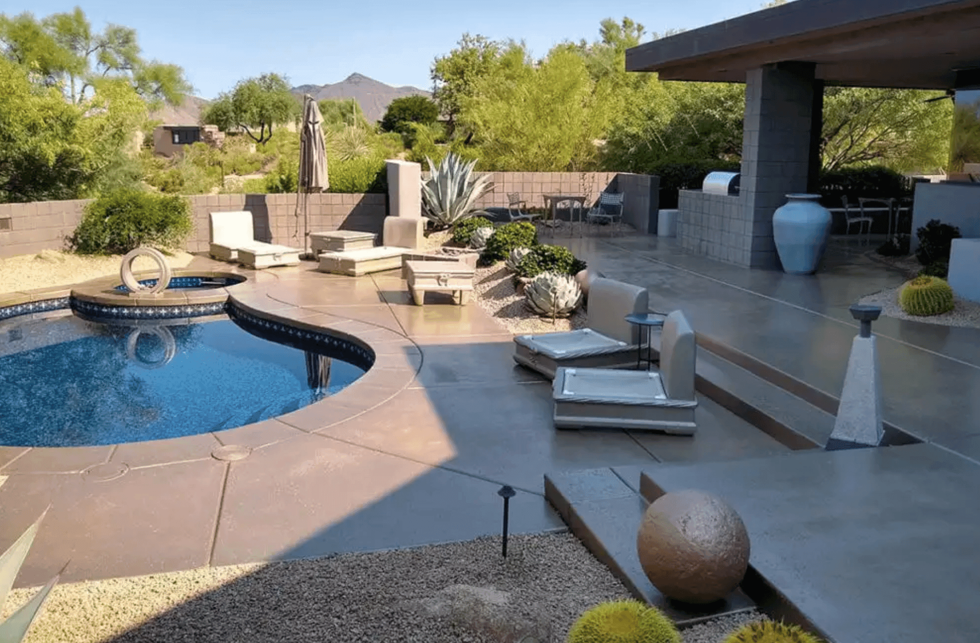 Concrete Pool Deck Coating
